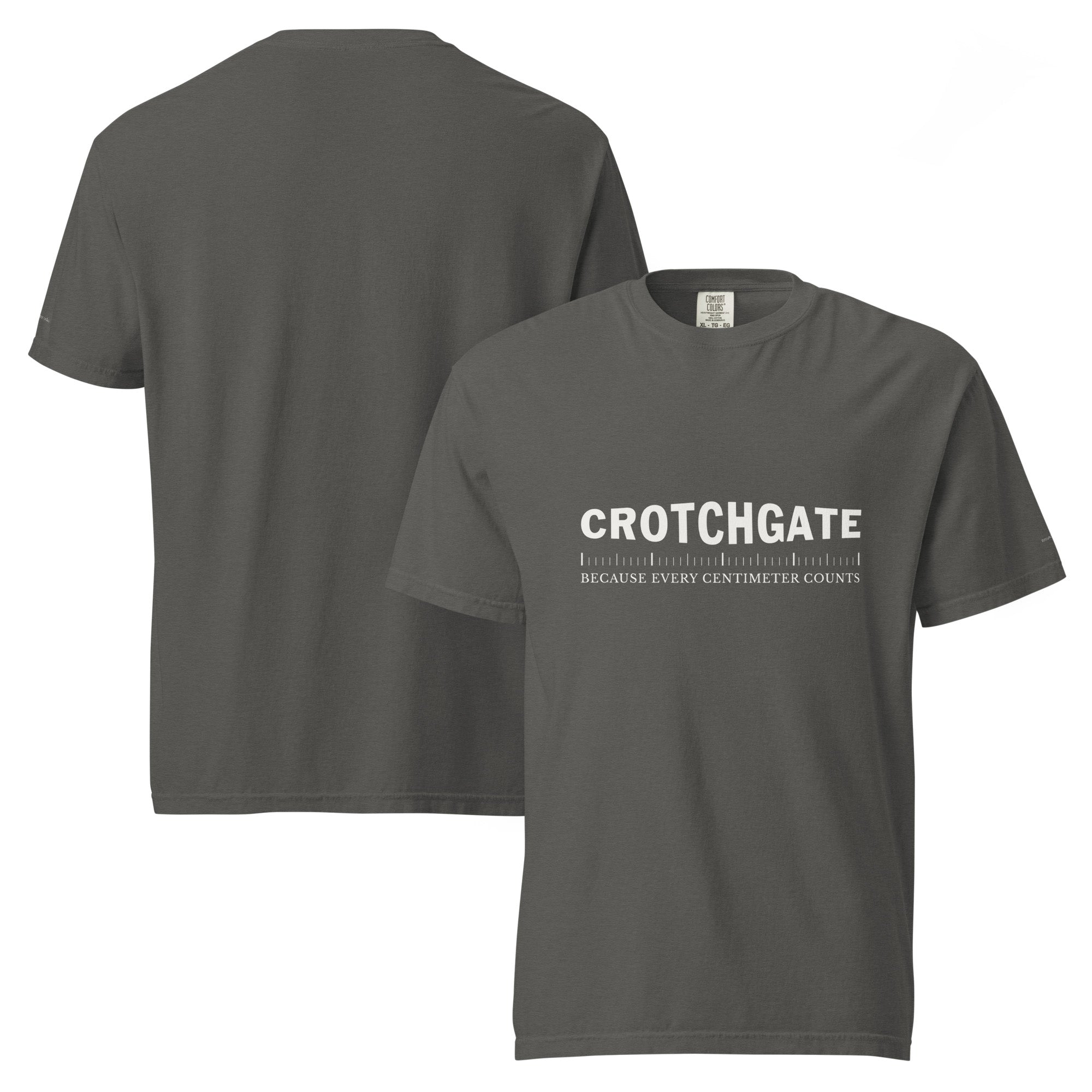 Because Every Centimeter Counts Premium Comfort Colors Unisex T-Shirt — Pepper Edition