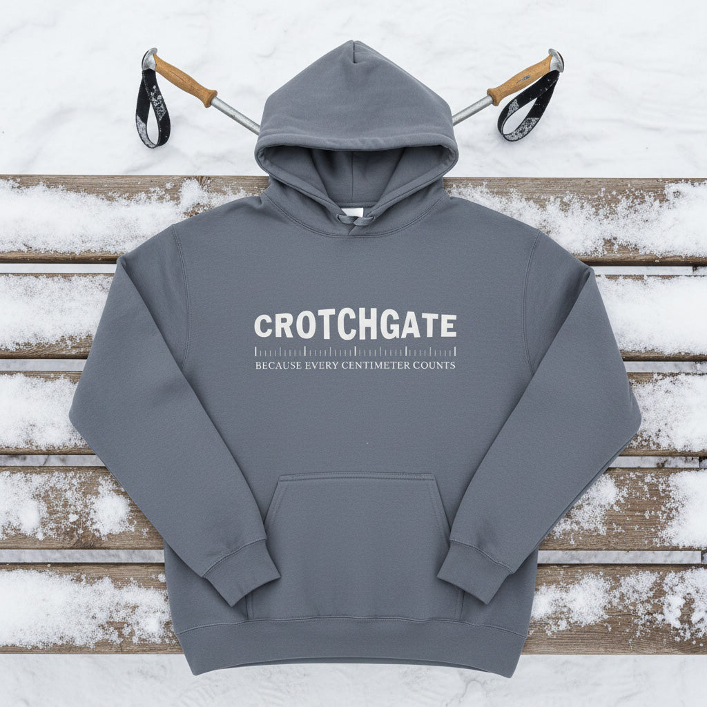 Because Every Centimeter Counts — Premium Comfort Colors Hoodie in Denim Blue
