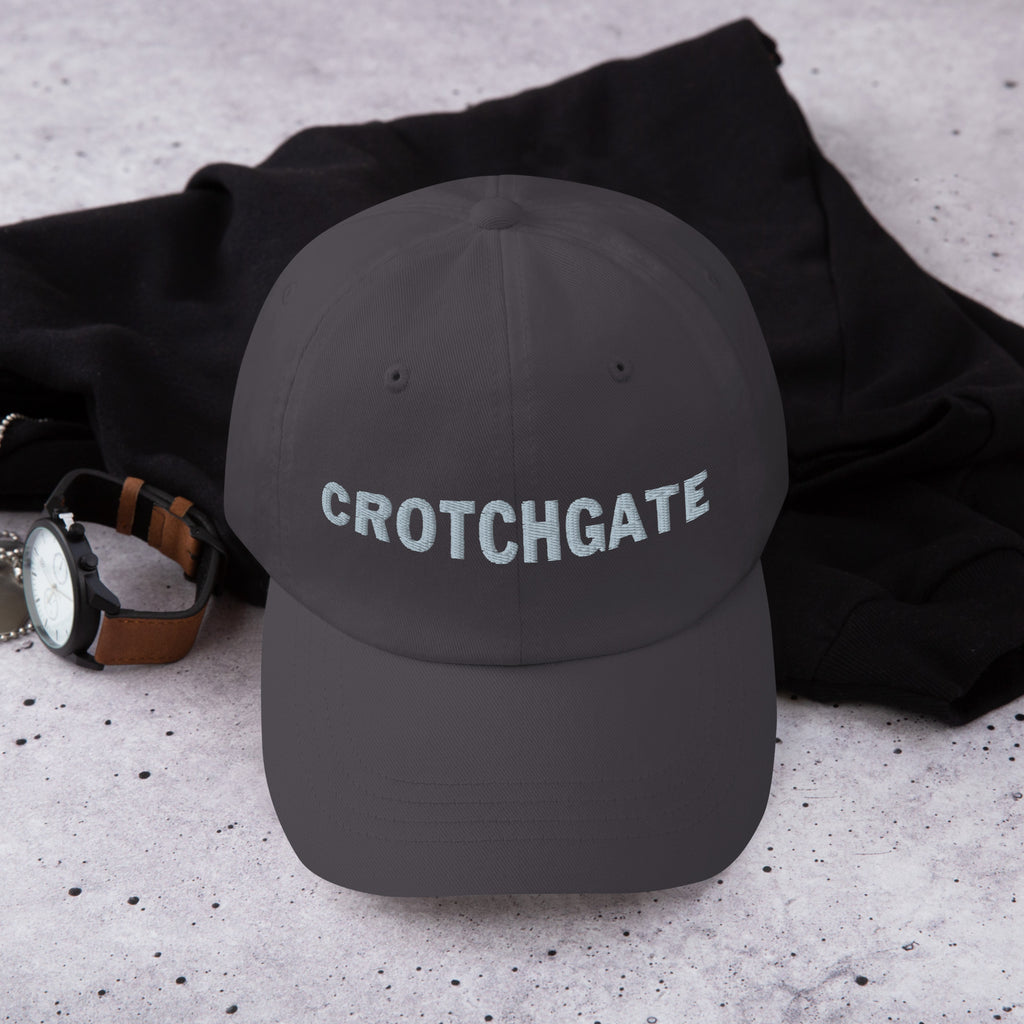 CROTCHGATE Dad Cap — Embroidered Edition