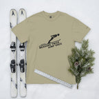 Measure Twice Jump Once — Premium Tee in Khaki