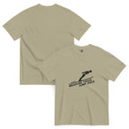 Measure Twice Jump Once — Premium Tee in Khaki
