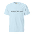 Measured Again Today — Premium Comfort Colors Unisex Tee in Chambray