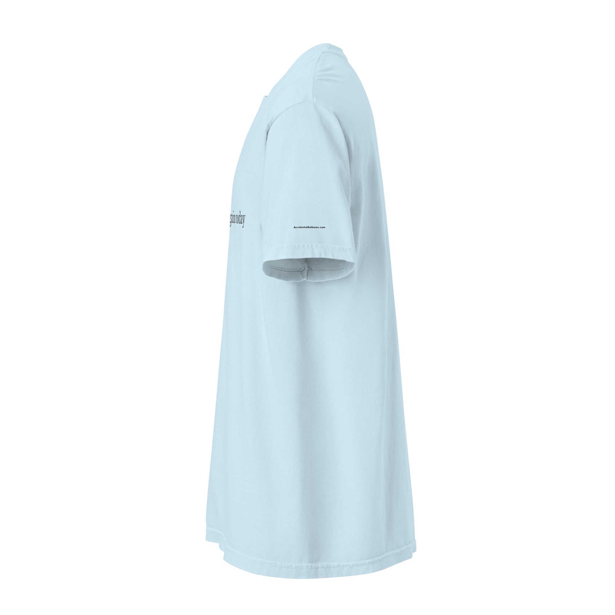 Measured Again Today — Premium Comfort Colors Unisex Tee in Chambray