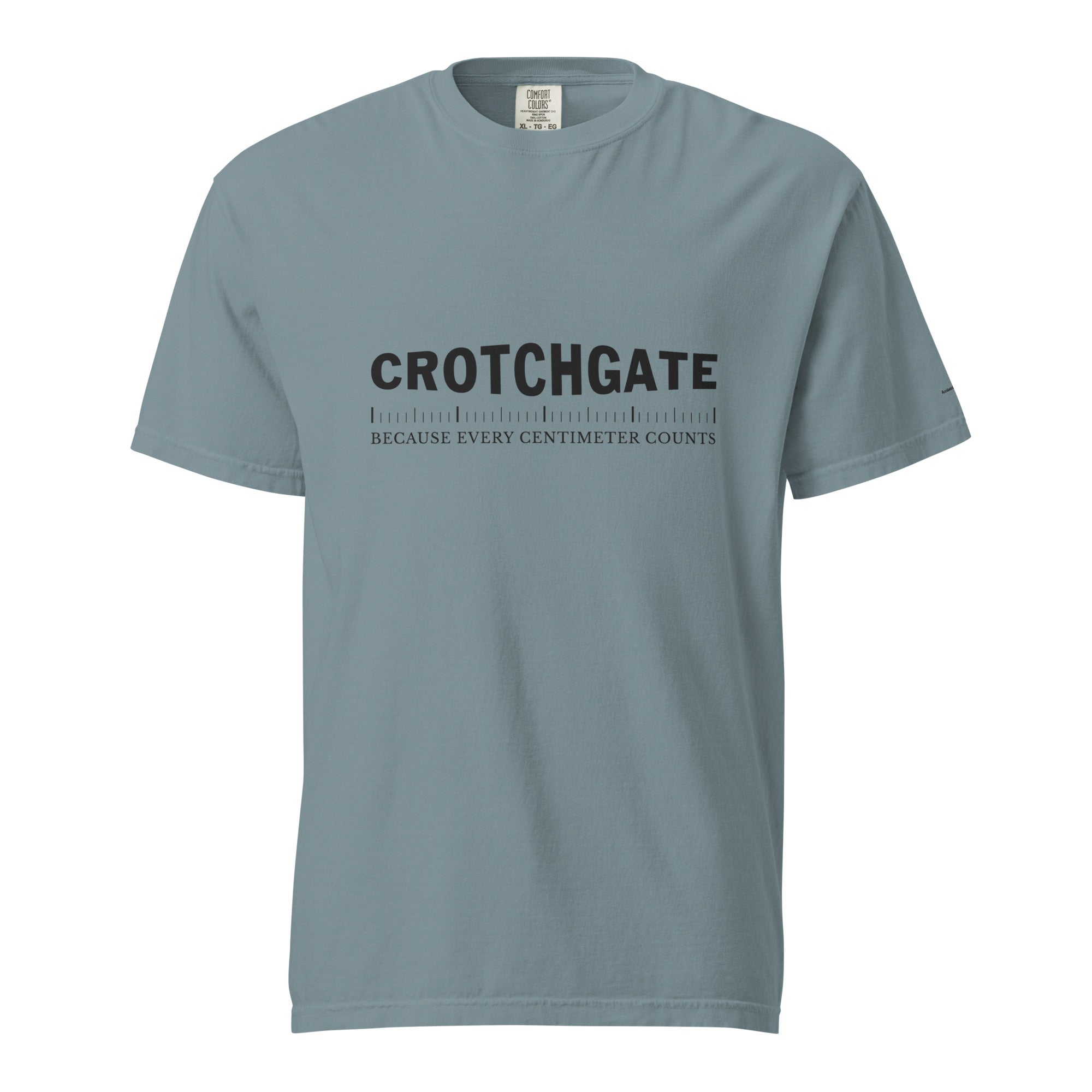 Because Every Centimeter Counts Comfort Colors Premium Unisex T-Shirt — Ice Blue Edition