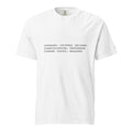Classification: Crotchgate — Premium Comfort Colors Unisex Tee in White