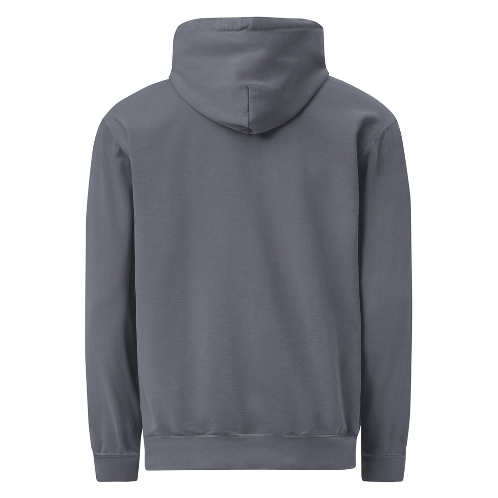 Because Every Centimeter Counts — Premium Comfort Colors Hoodie in Denim Blue