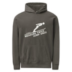 Measure Twice Jump Once —Premium Hoodie in Pepper