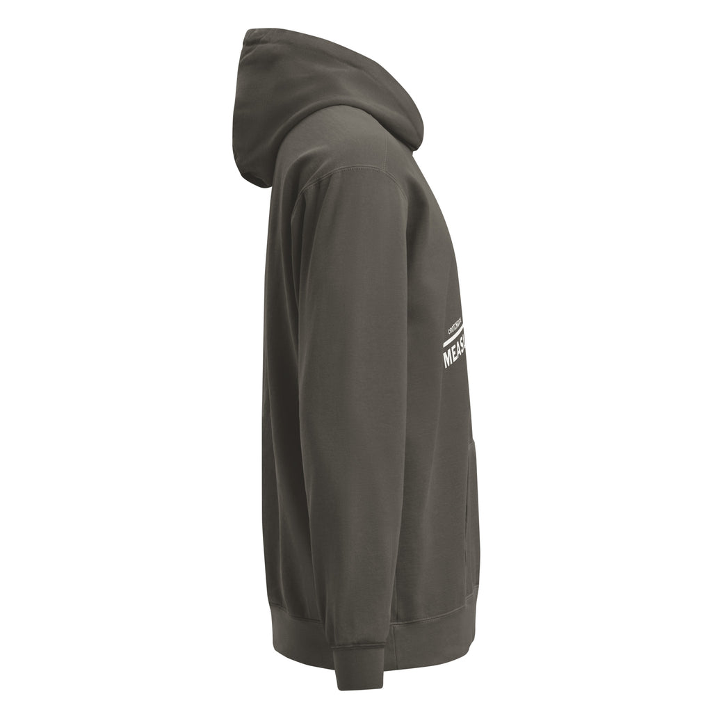 Measure Twice Jump Once —Premium Hoodie in Pepper