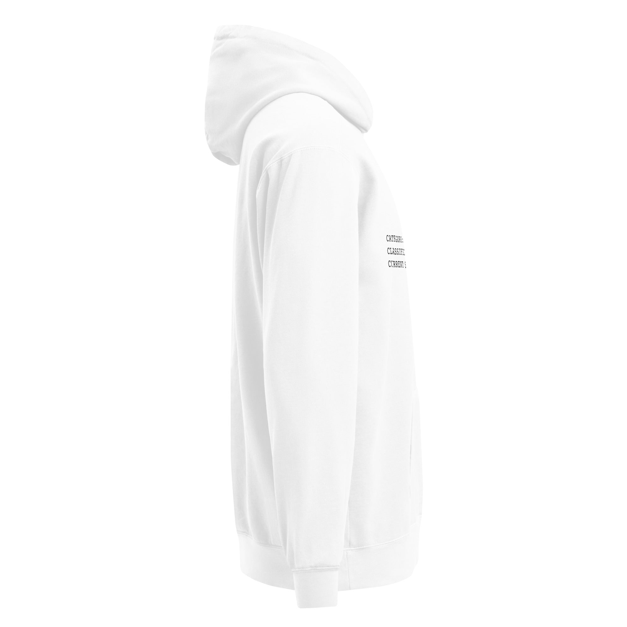 Classification: Crotchgate — Premium Hoodie in White